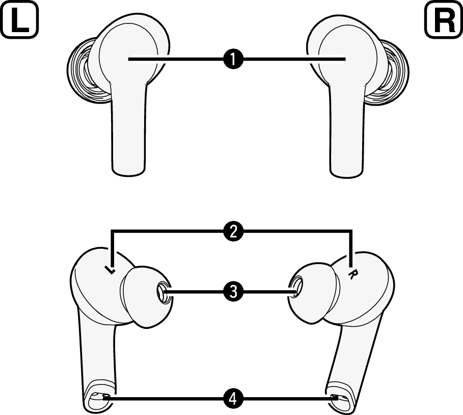 Name earphones C630W